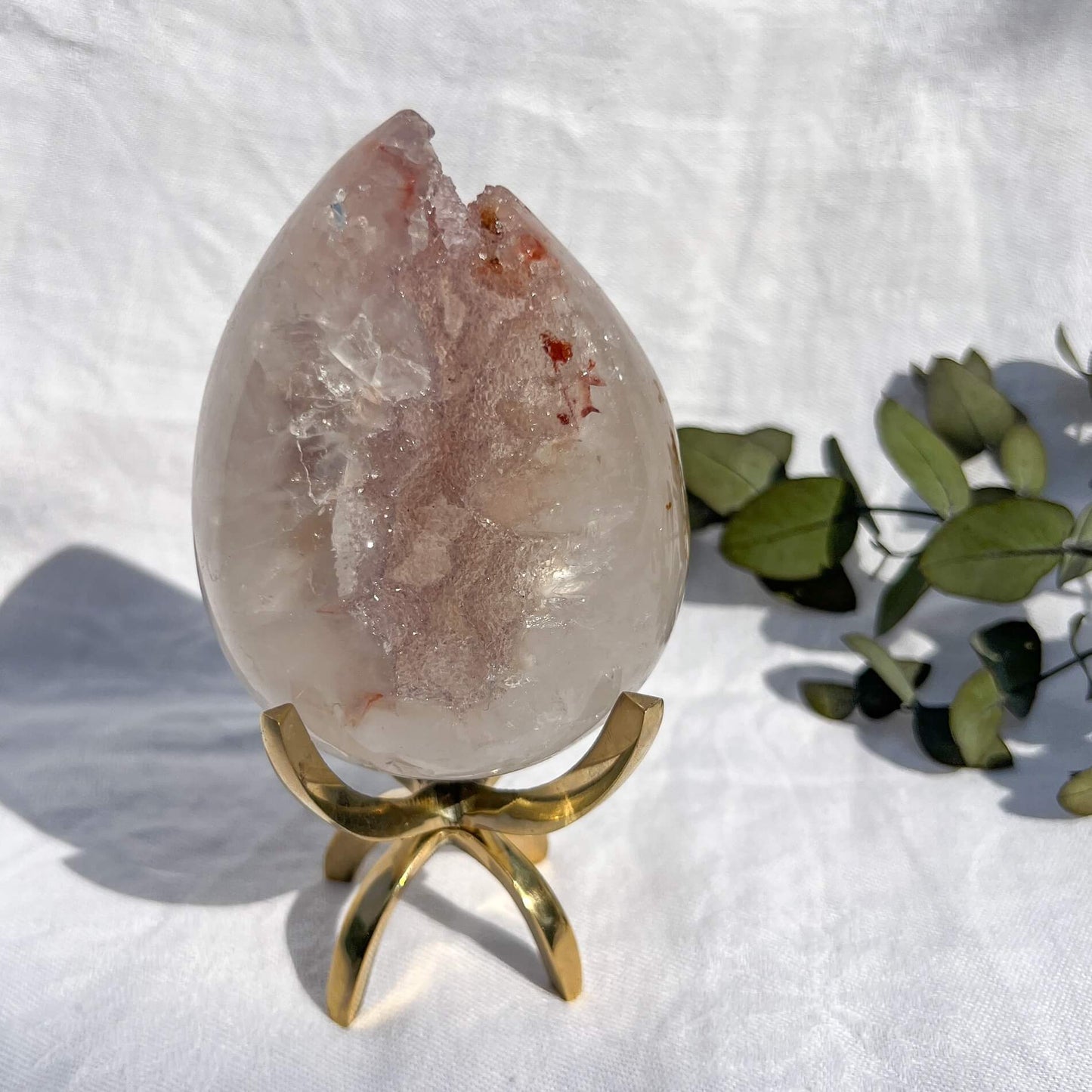 Sugar Druzy Crystal Geode Egg