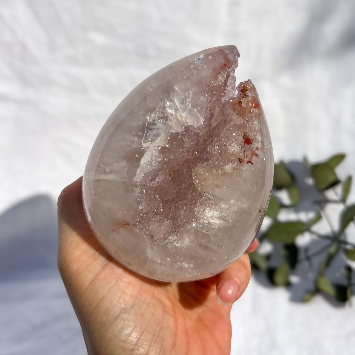 Sugar Druzy Crystal Geode Egg