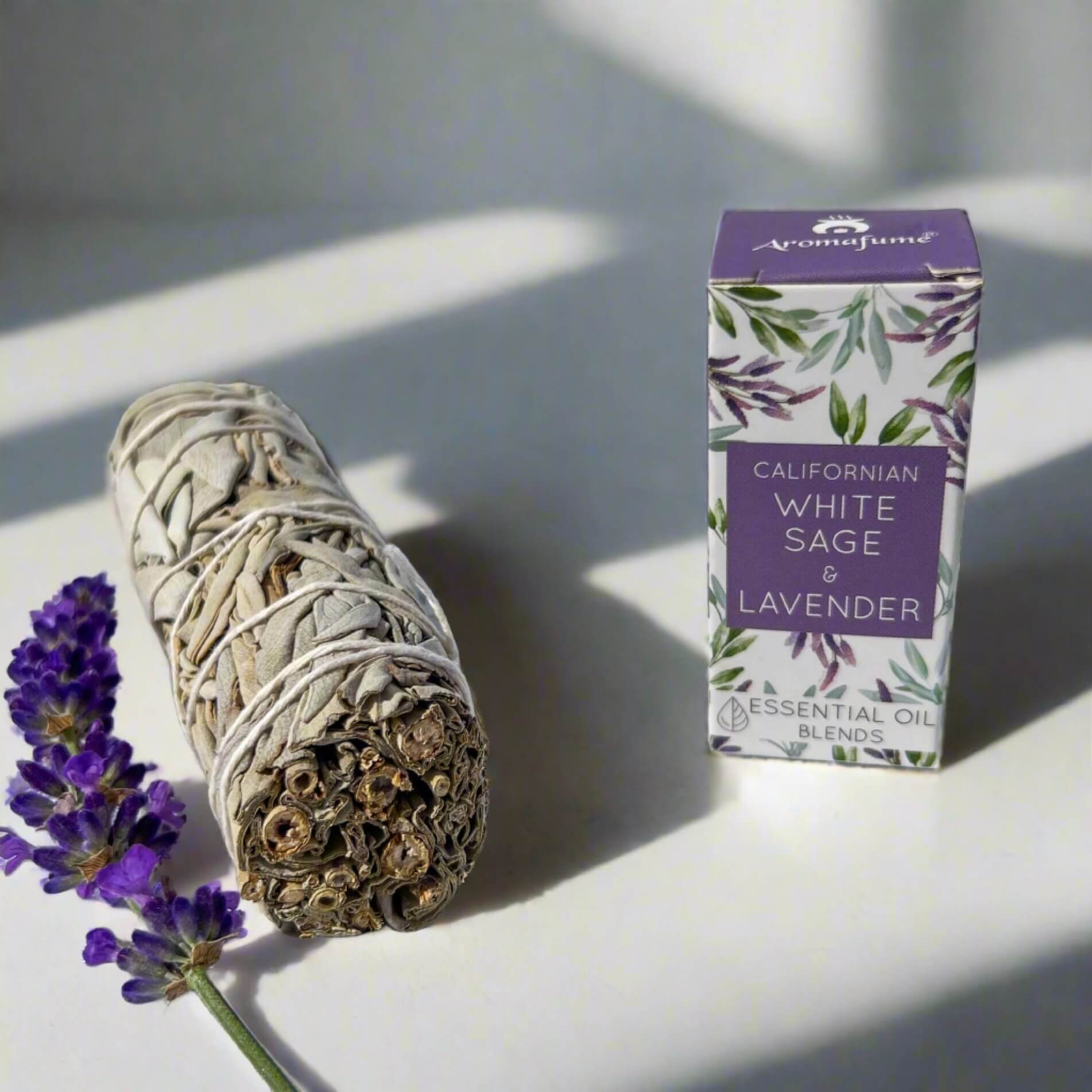 White Sage & Lavender Essential Oil Blend (10ml)