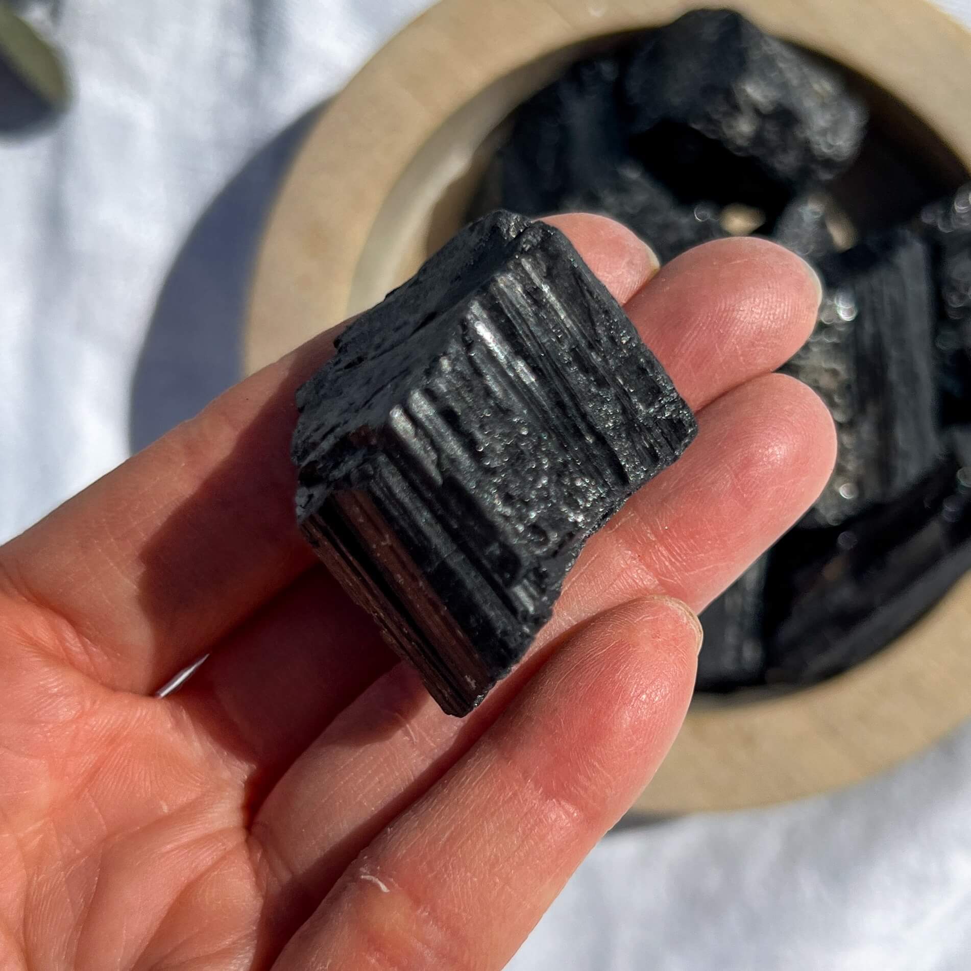 Black Tourmaline Raw - Extra Small
