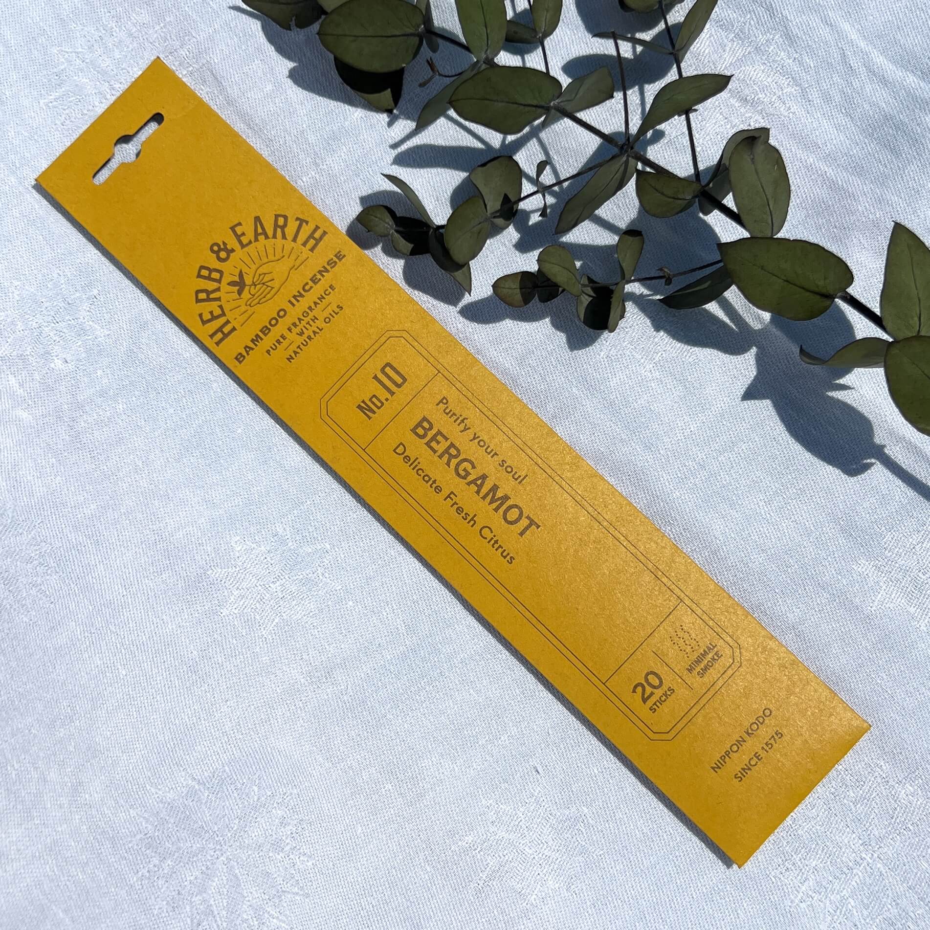 Herb & Earth Bergamot Incense Sticks