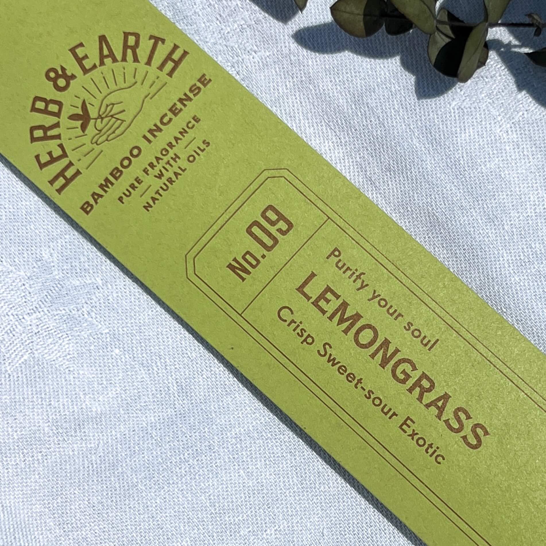 Herb & Earth Lemongrass Incense Sticks