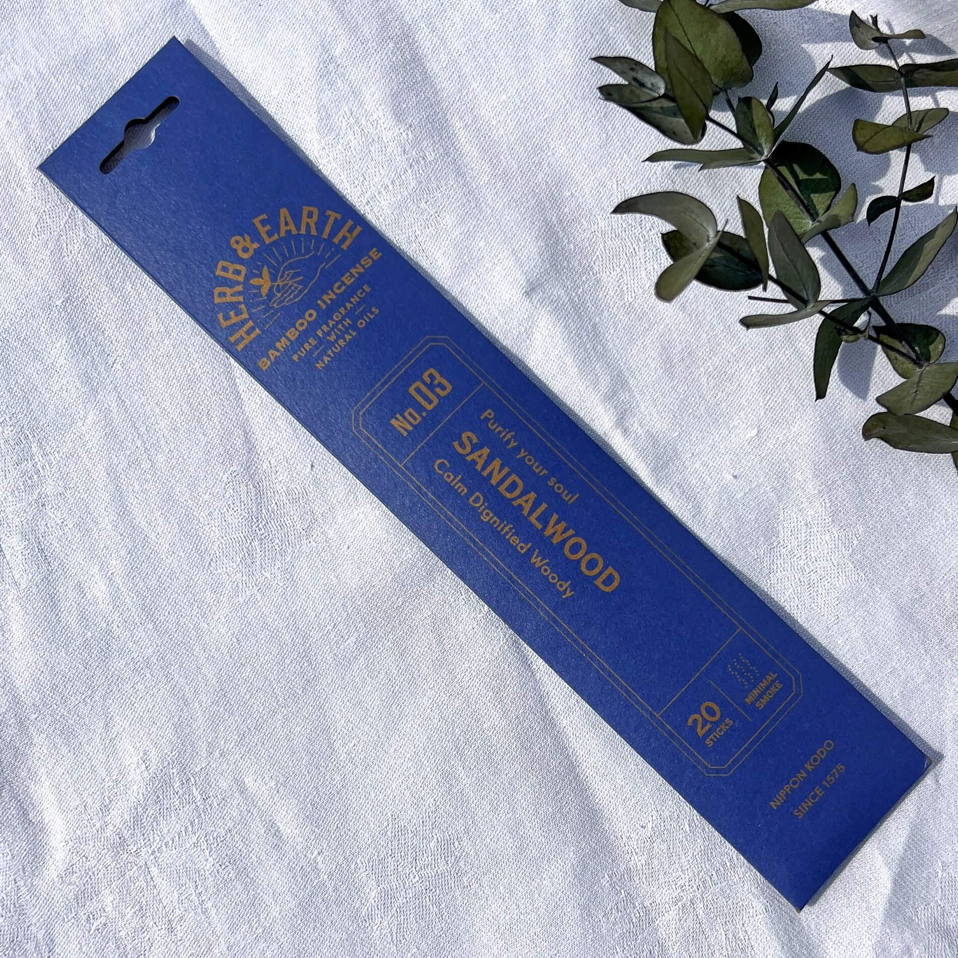 Herb & Earth Sandalwood Incense Sticks