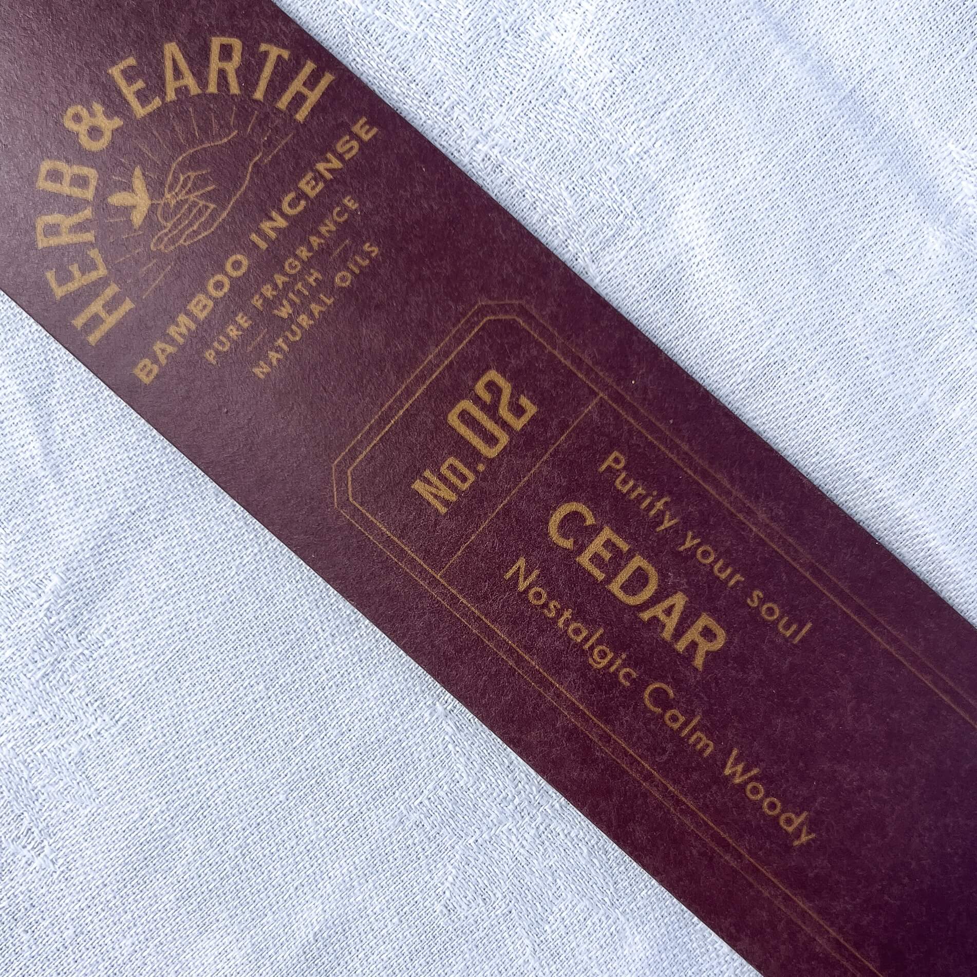 Herb & Earth Cedar Incense Sticks