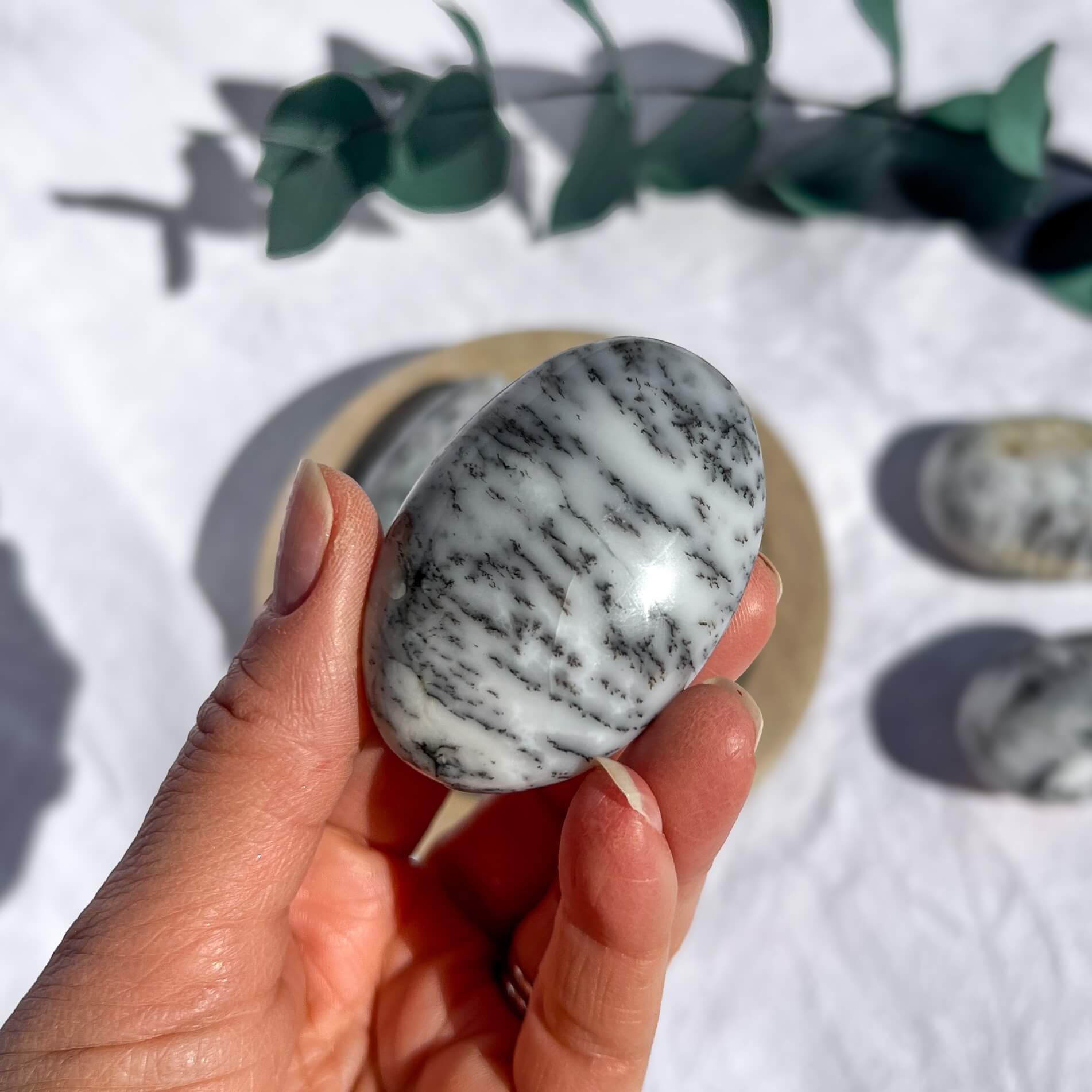 Crystal Palmstones - Merlinite
