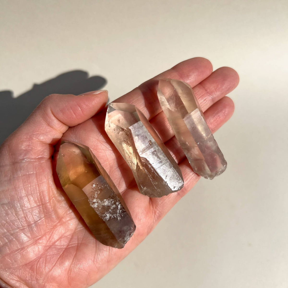 Natural Citrine Crystal Points