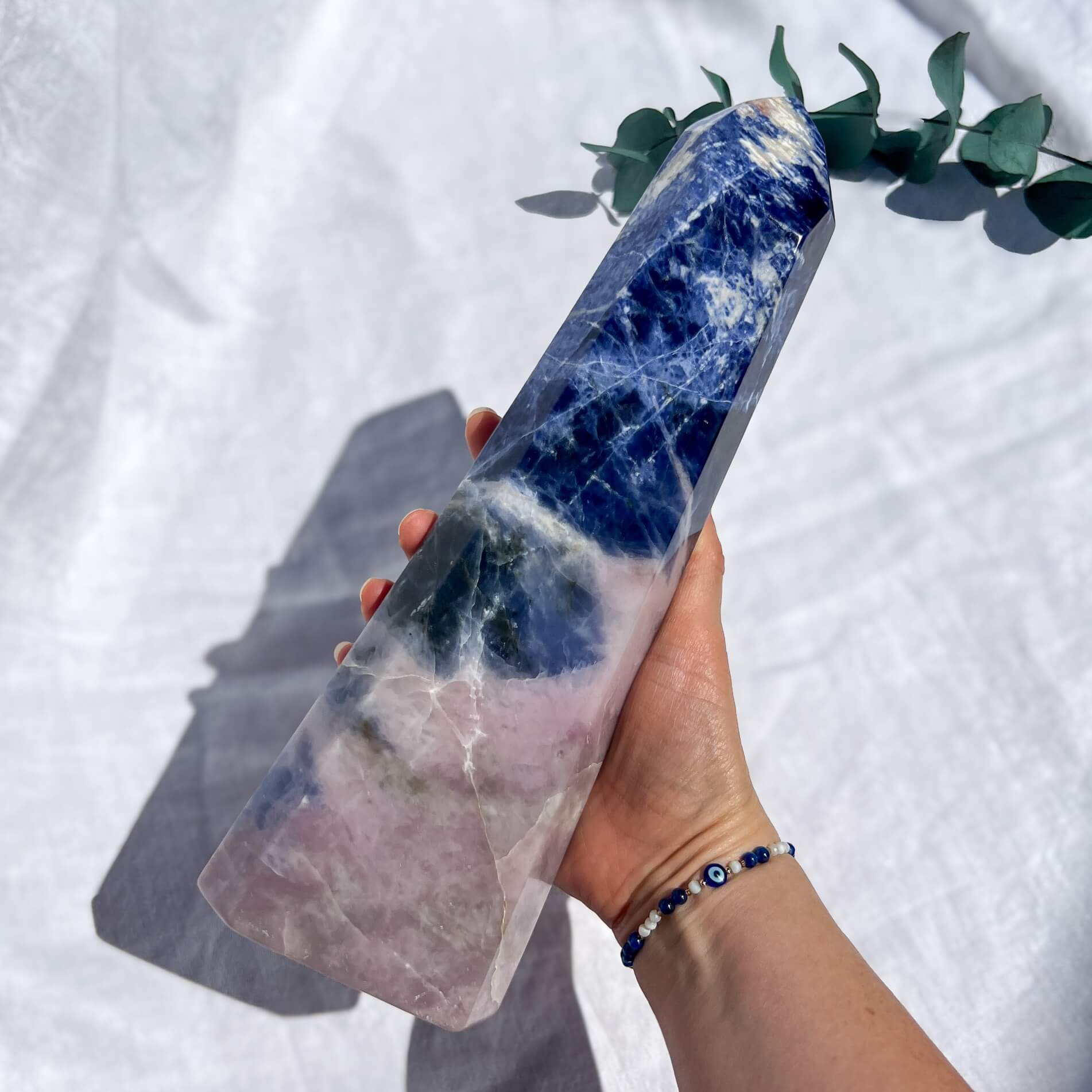 Pink Sodalite Tower XXL - A