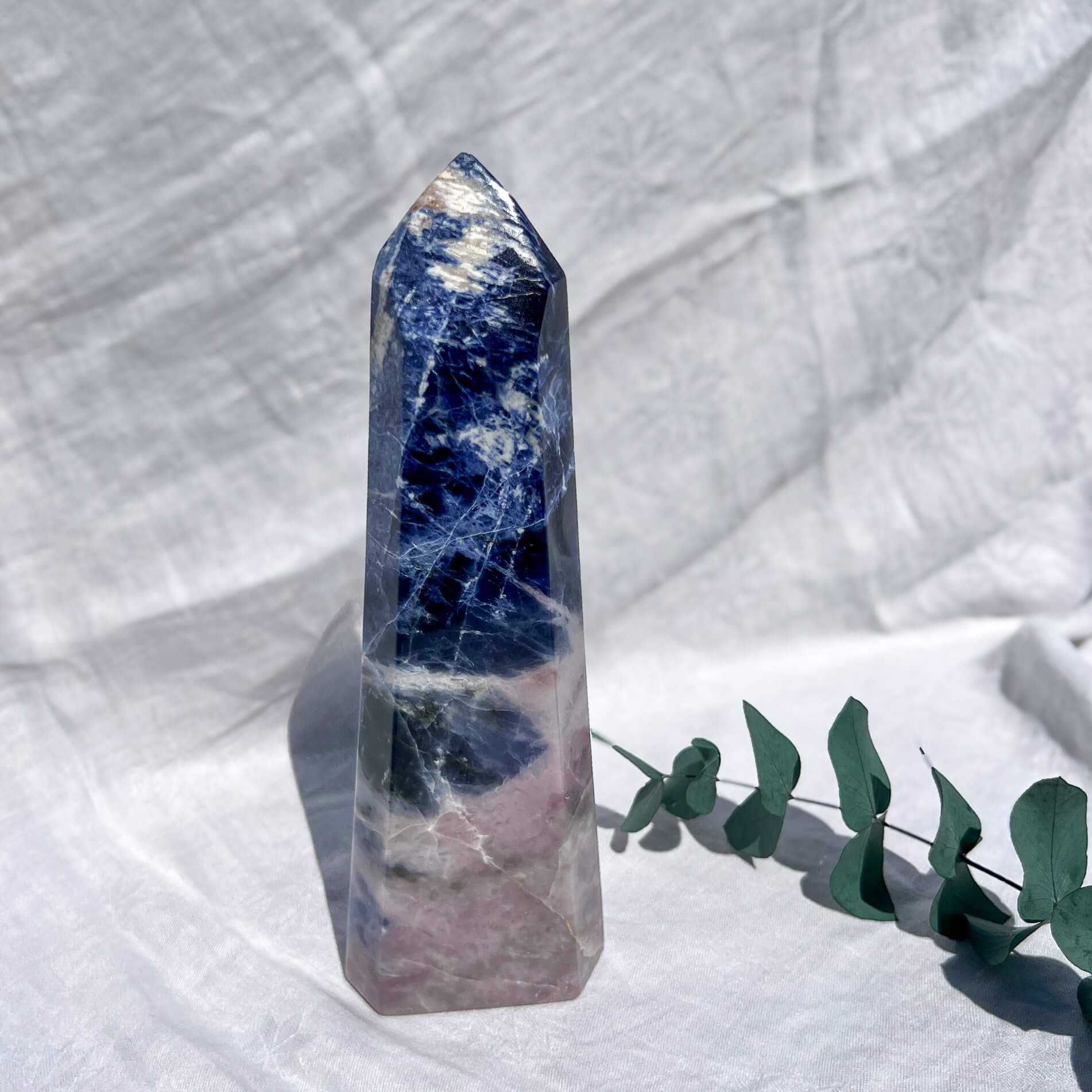 Pink Sodalite Tower XXL - A