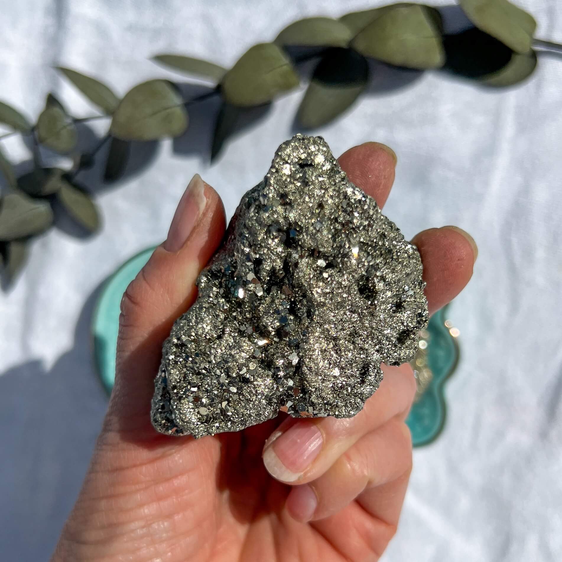 Pyrite Crystal Cluster - Extra Large