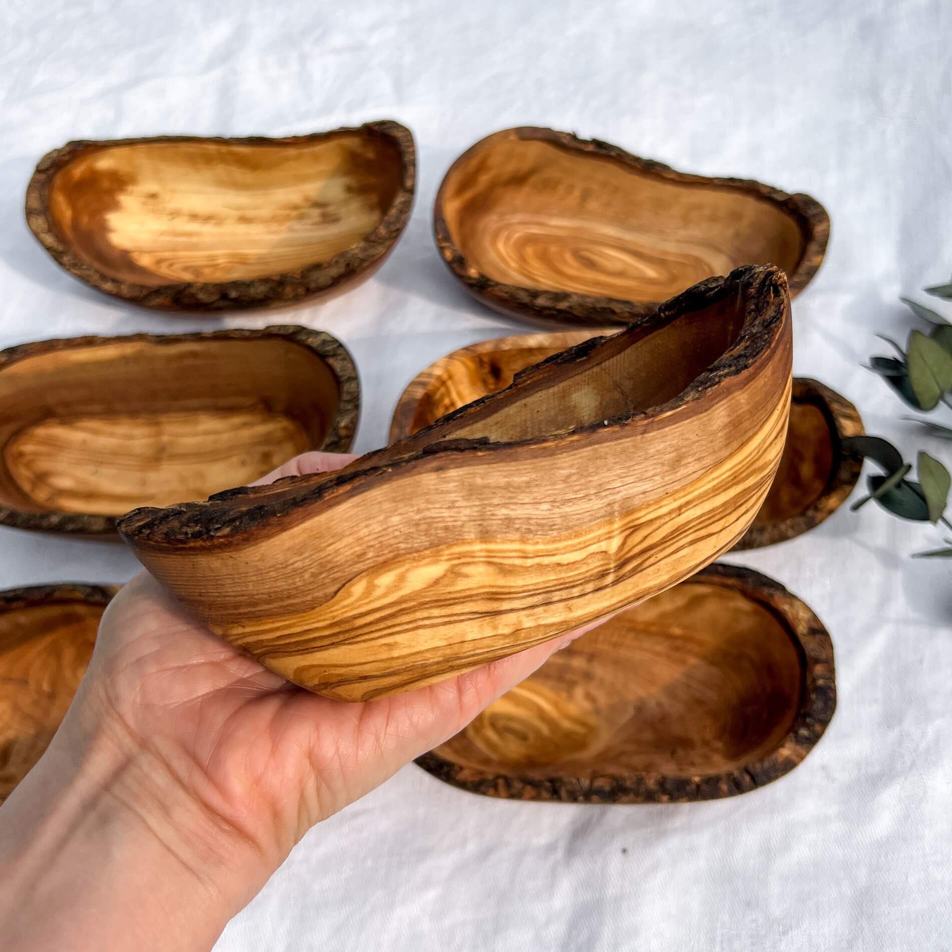 Rustic Olive Wood Bowl