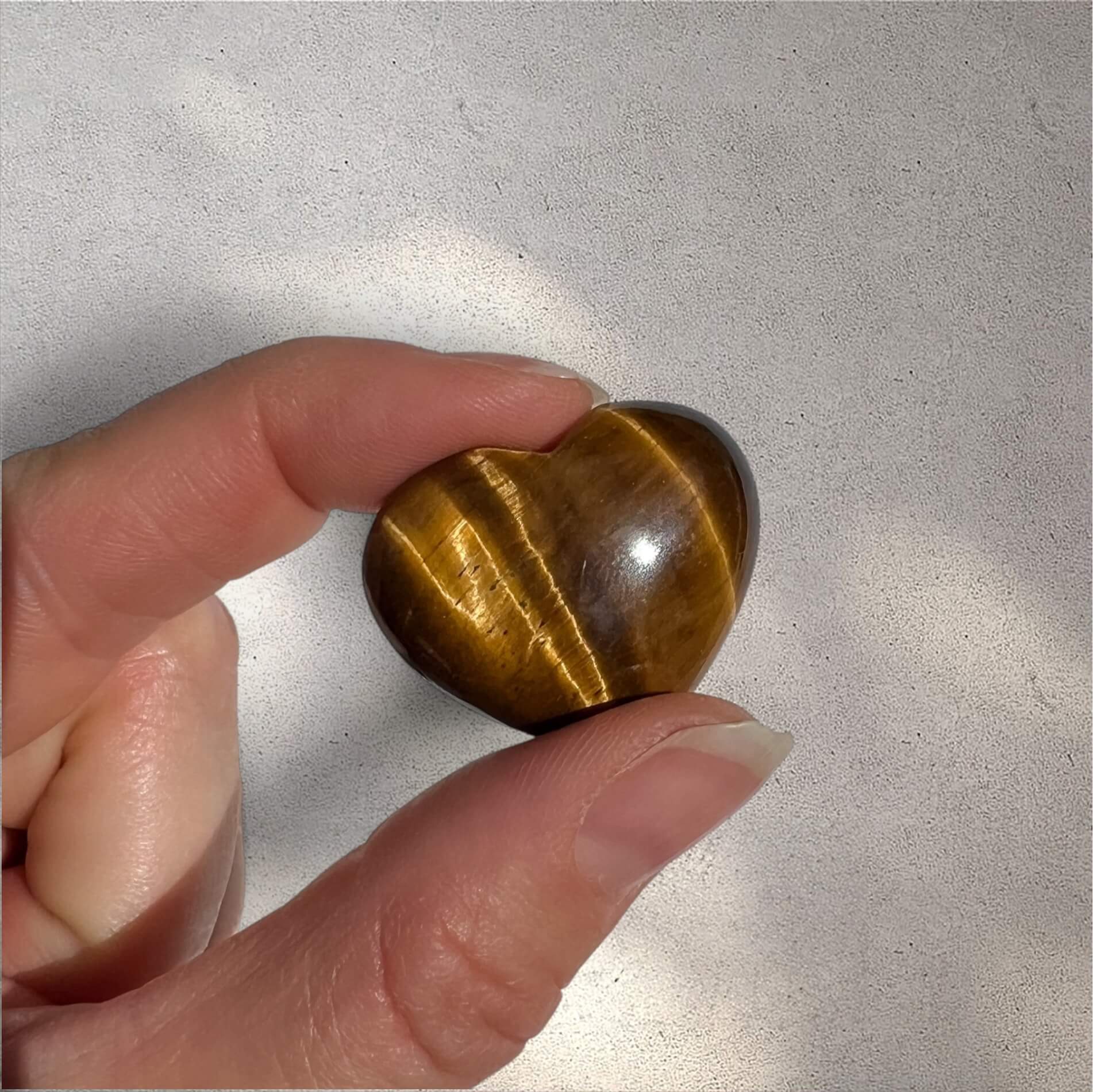 Crystal Heart | Tigers Eye | Confidence