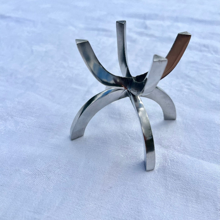 Aluminium Claw Mineral Display Stand by Rock + Realm