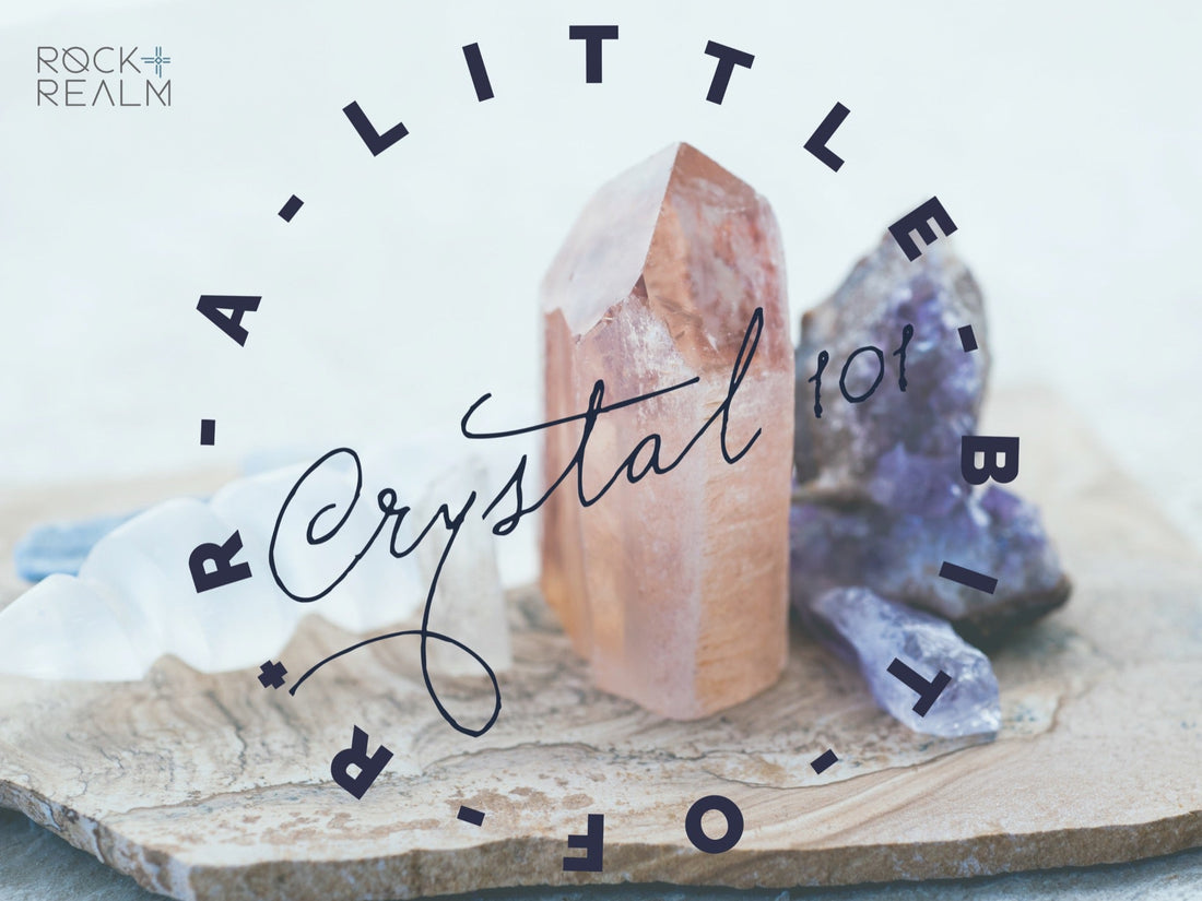 Healing Crystals for Beginners with Rose Quartz, Smoky Quartz, Quartz, Selenite, Amethyst and Tourmaline