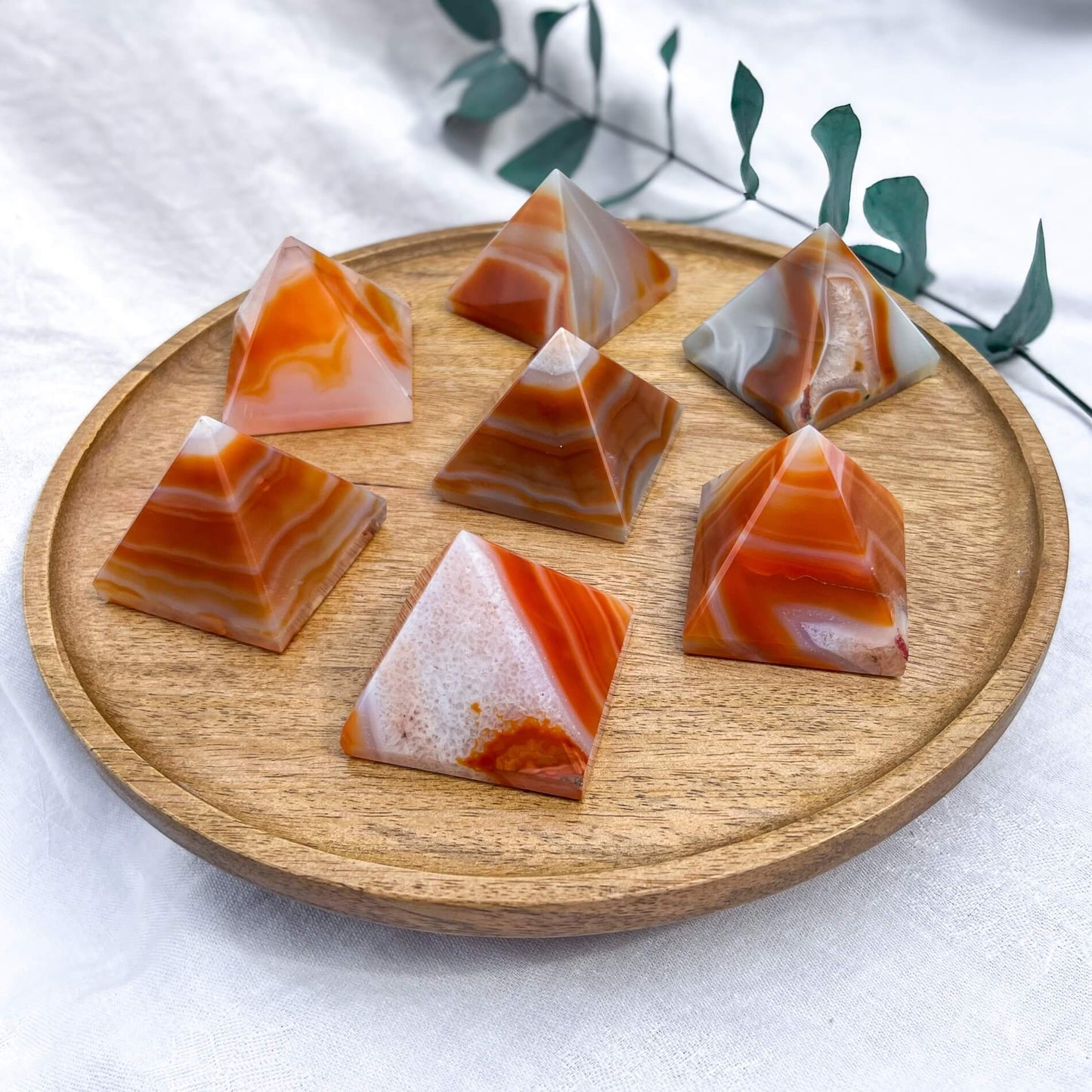 Carnelian Crystal Pyramid Medium A