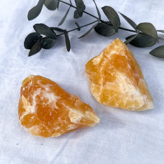 Orange Calcite Raw - XL