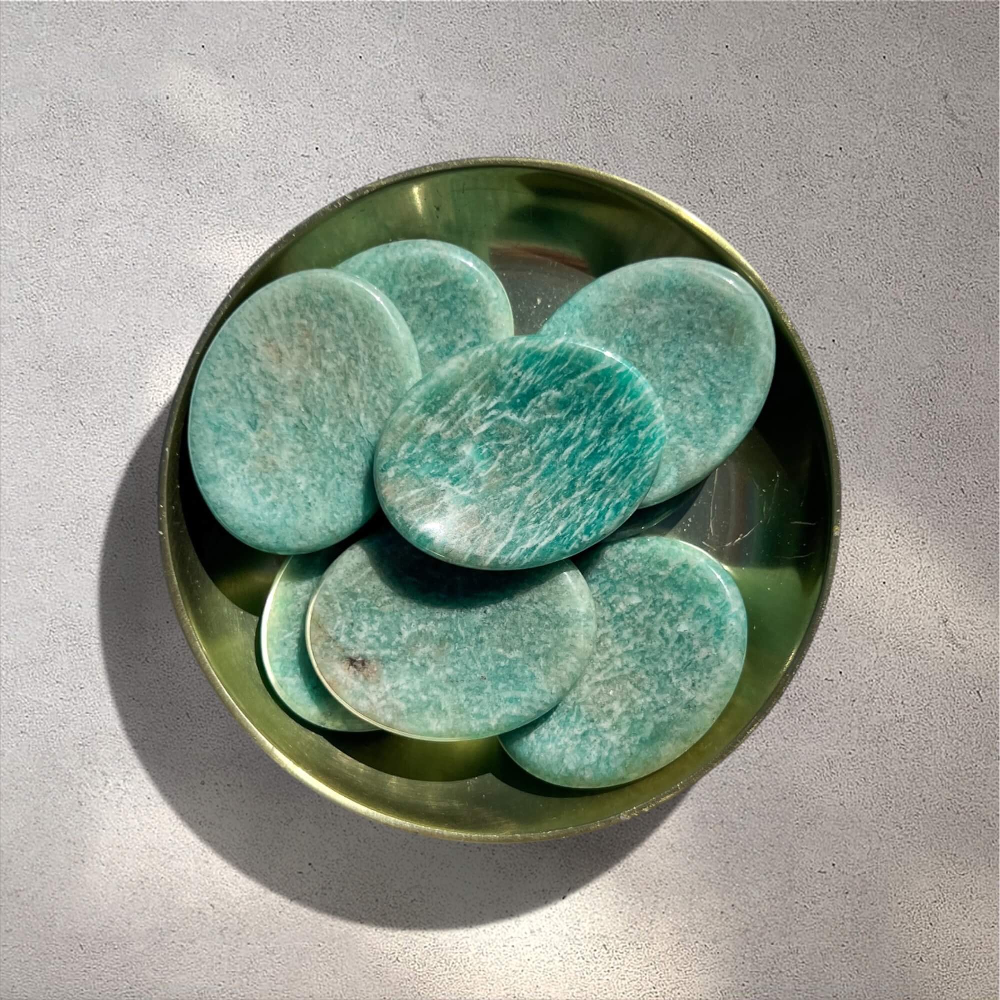 Healing Crystal Worry Stone: Amazonite