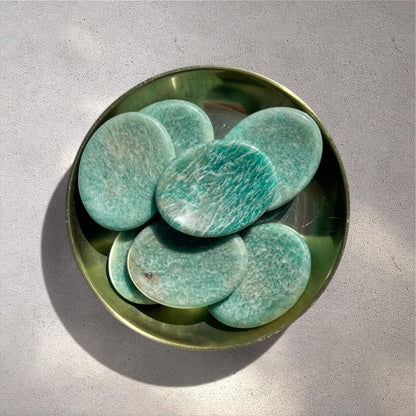 Healing Crystal Worry Stone: Amazonite