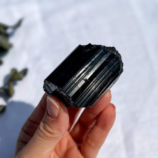 Black Tourmaline Crystal - Extra Grade