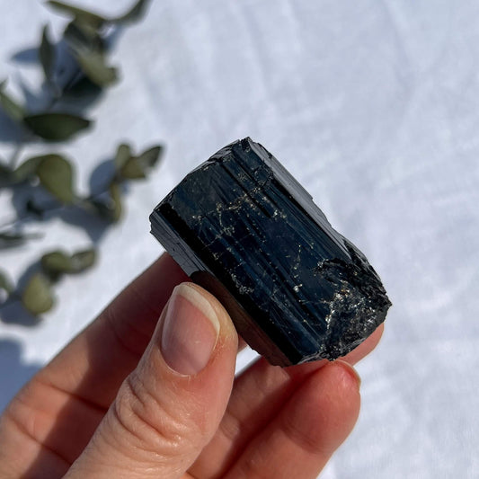 Black Tourmaline Crystal - Extra Grade Terminated