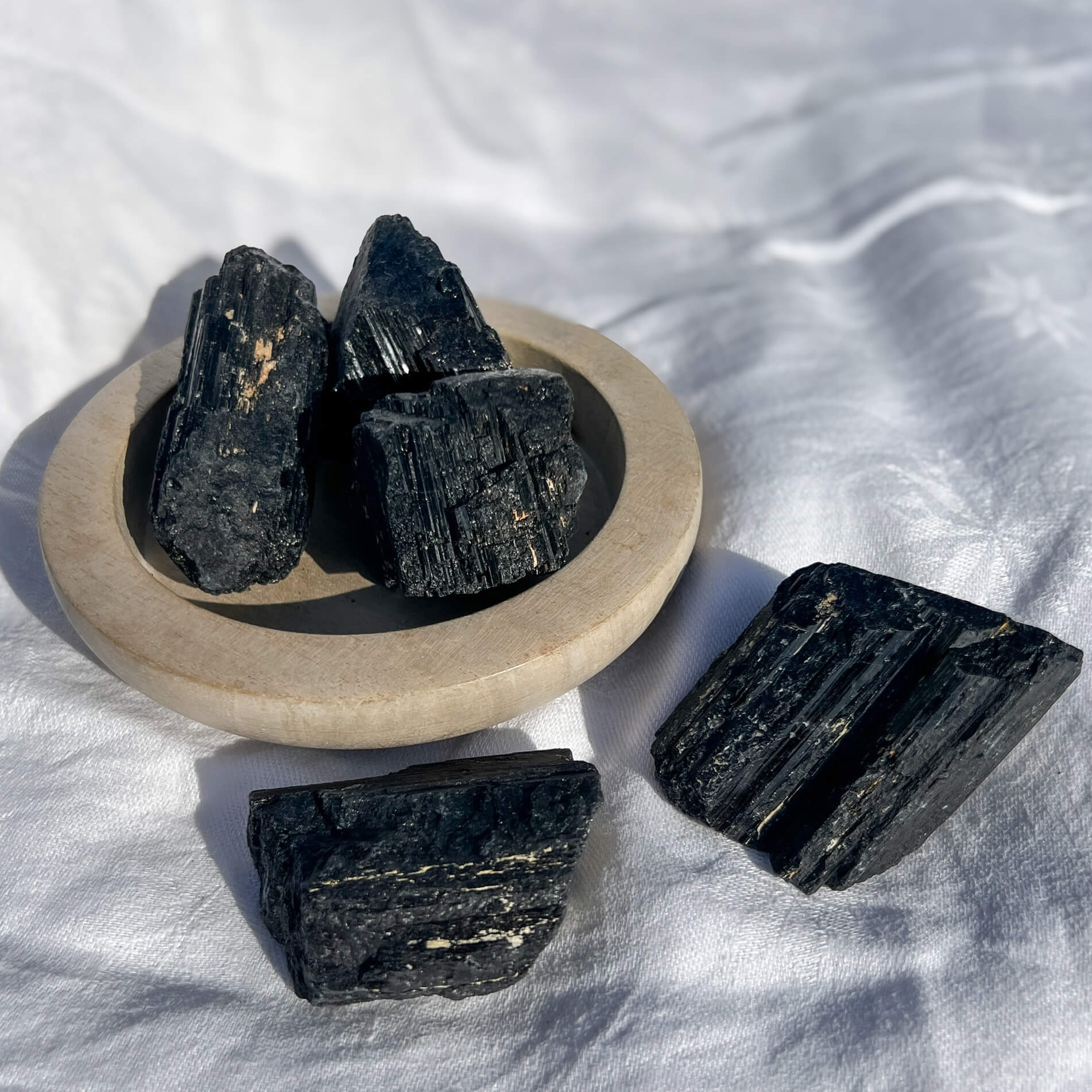 Black Tourmaline Raw Crystal - XL