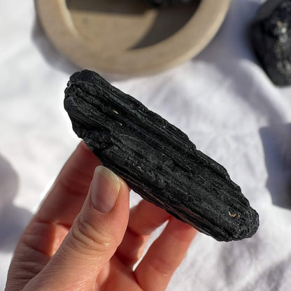 Black Tourmaline Raw Crystal - XL