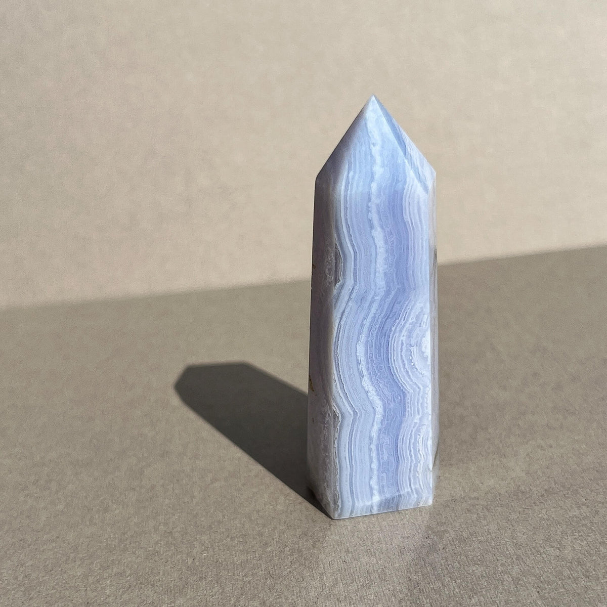 Crystal Tower -  Blue Lace Agate (C)