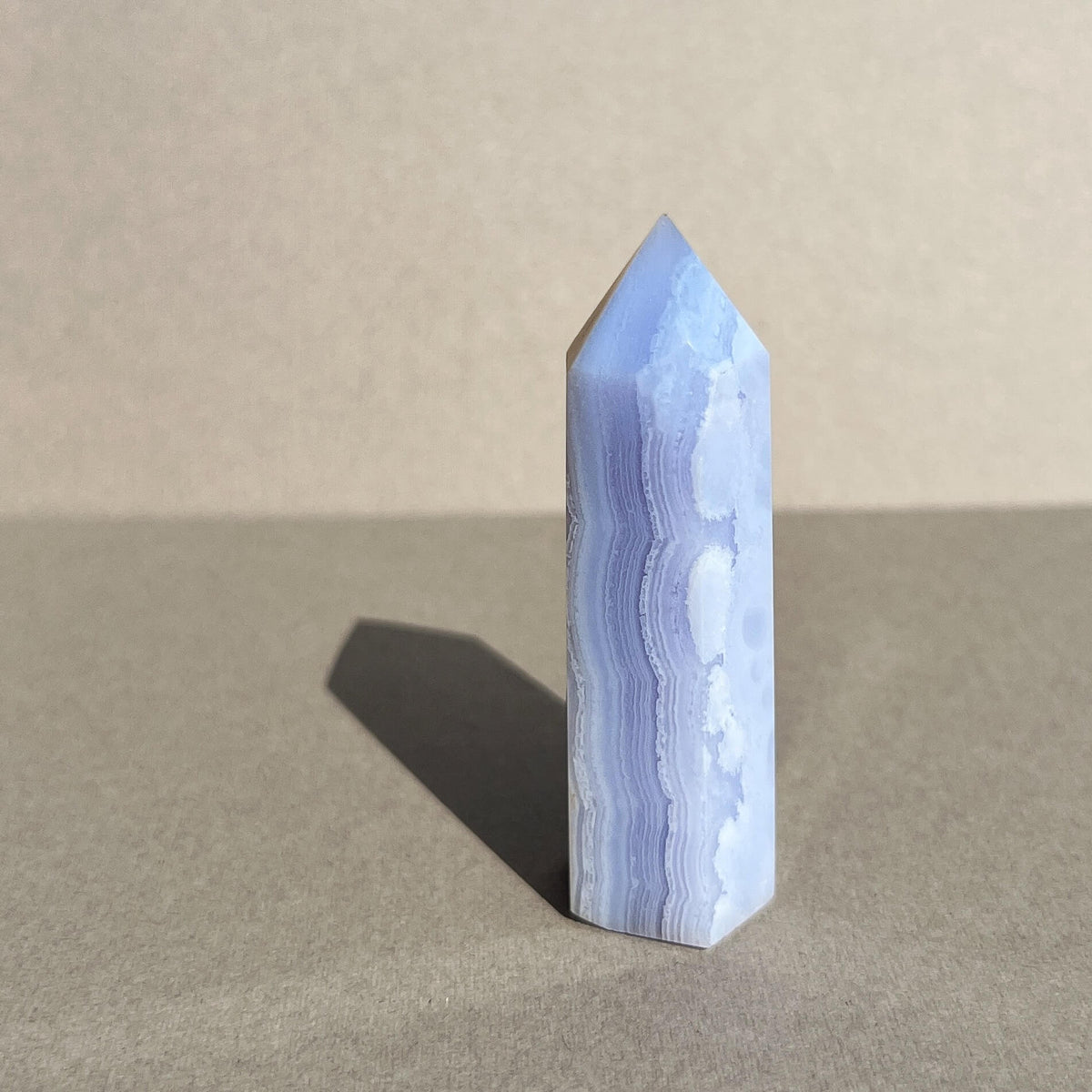 Crystal Tower -  Blue Lace Agate (D)