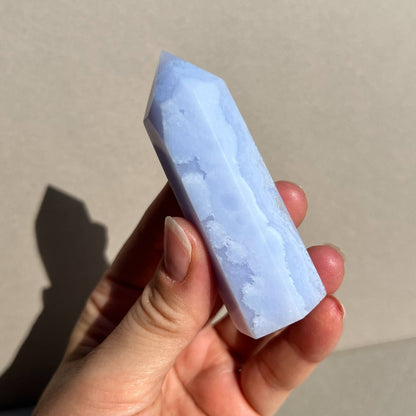 Crystal Tower -  Blue Lace Agate (D)