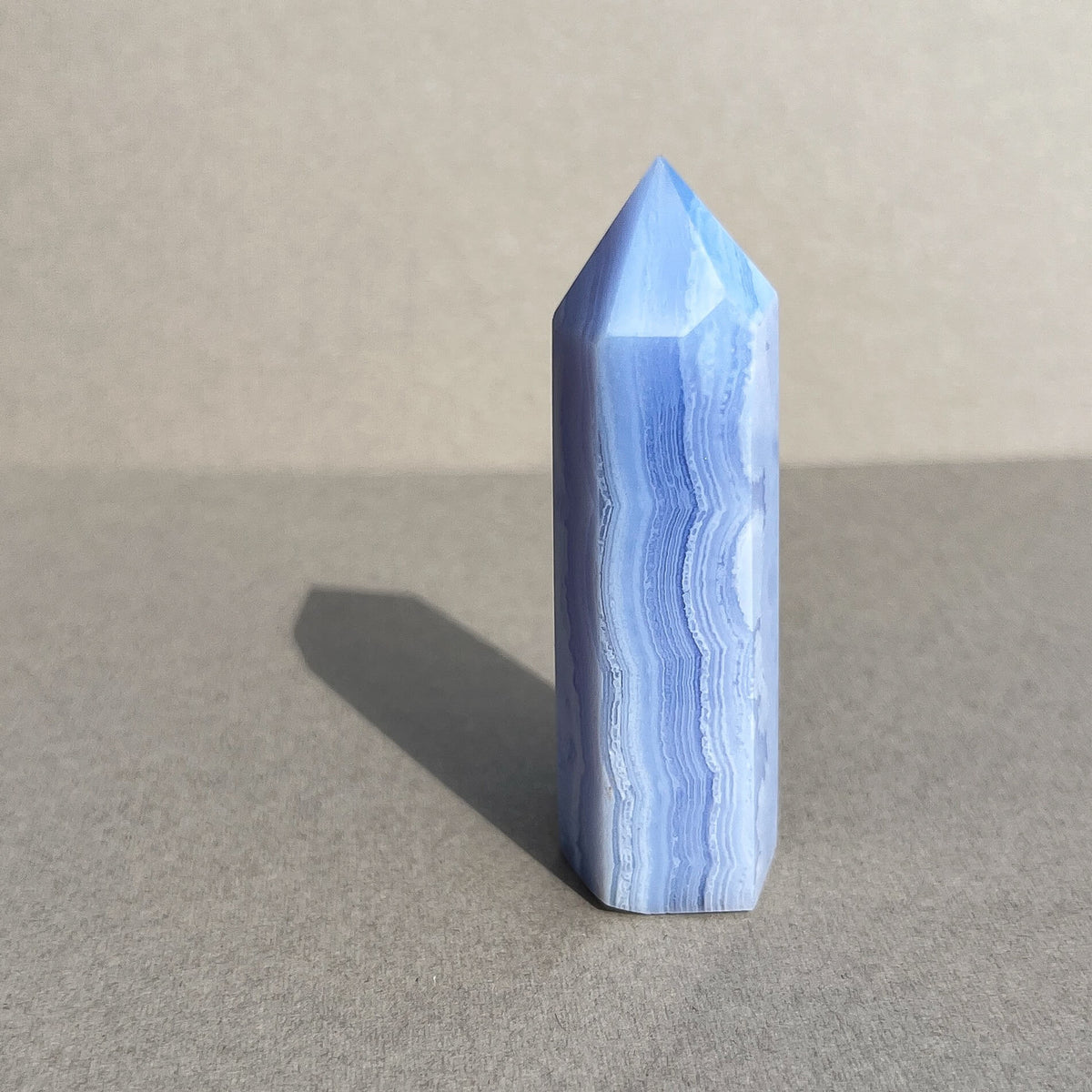 Crystal Tower -  Blue Lace Agate (D)