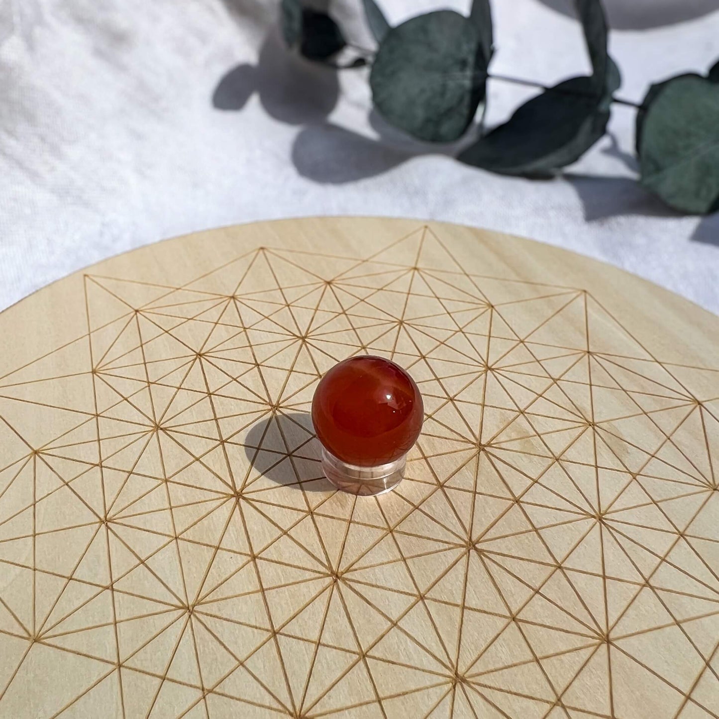 Carnelian Mini Crystal Spheres