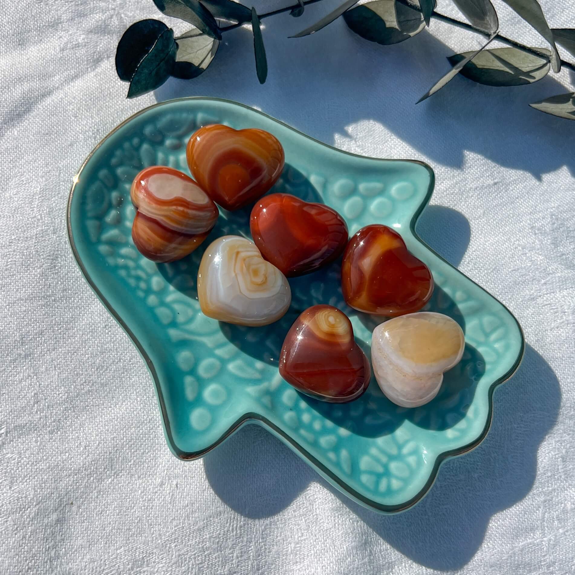 Carnelian Crystal Heart