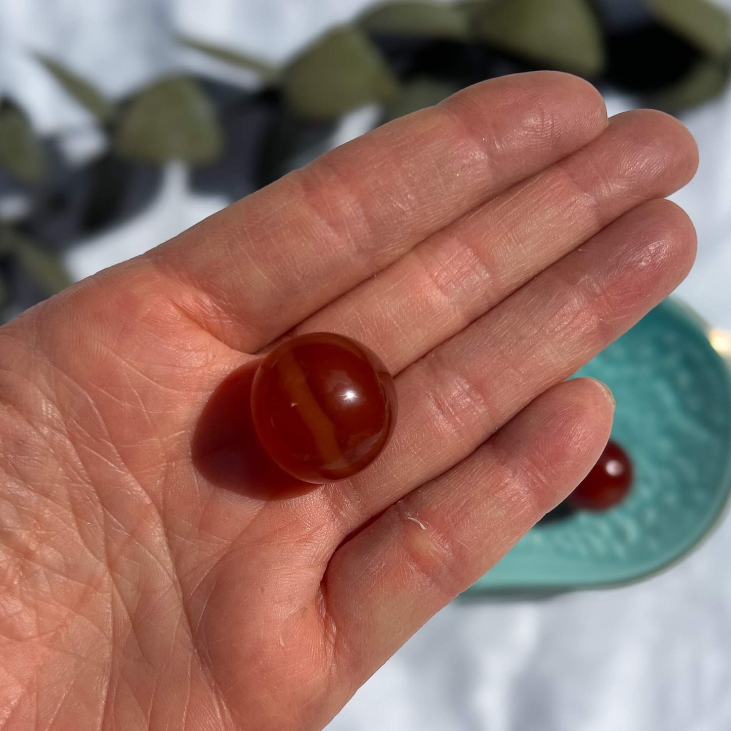 Carnelian Mini Crystal Spheres