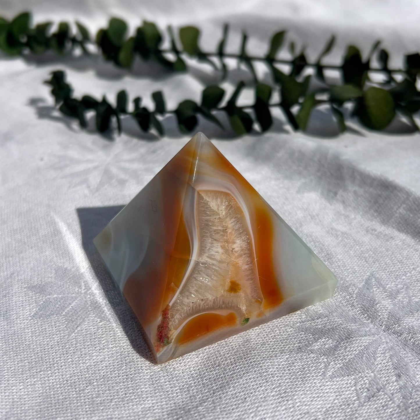 Carnelian Crystal Pyramid Medium A