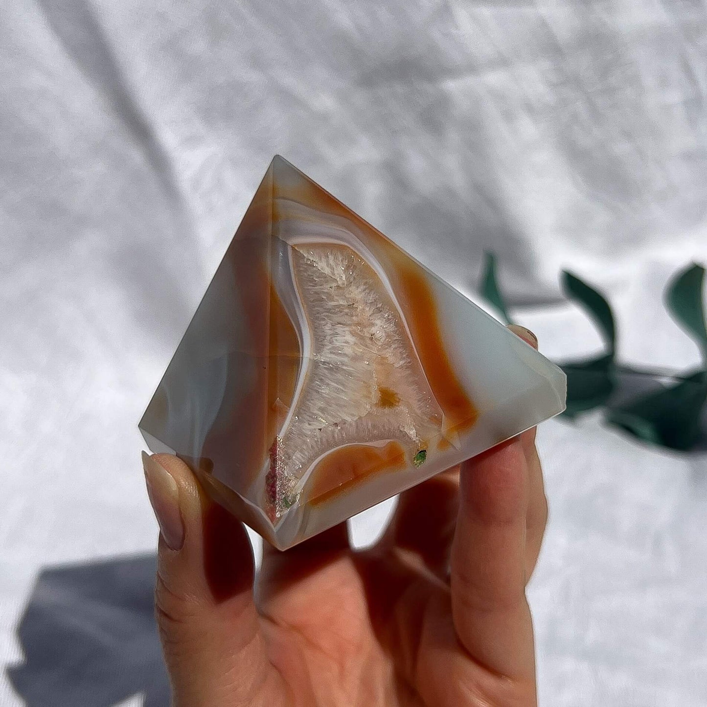 Carnelian Crystal Pyramid Medium A