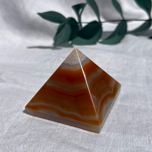 Carnelian Crystal Pyramid Medium B