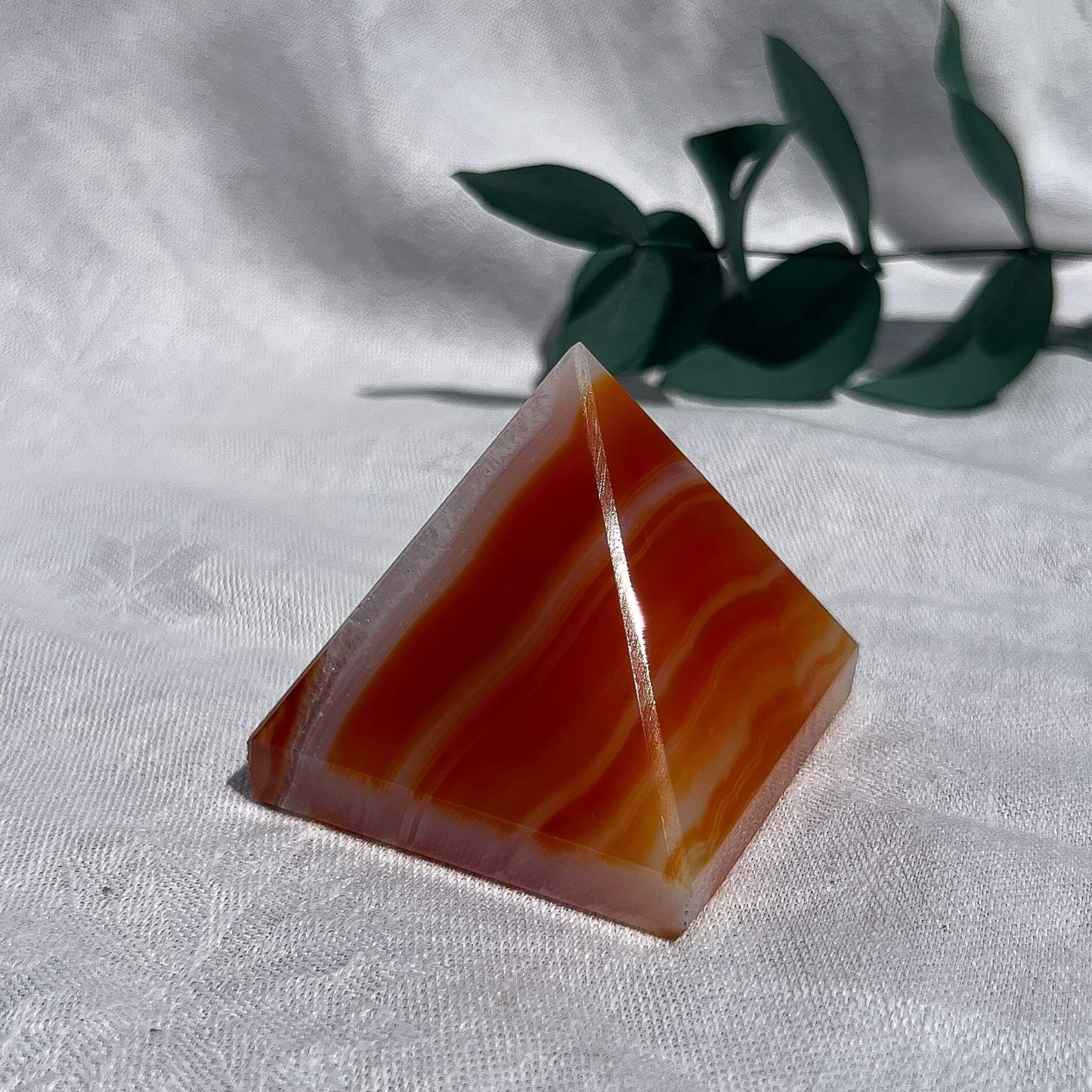 Carnelian Crystal Pyramid Medium C