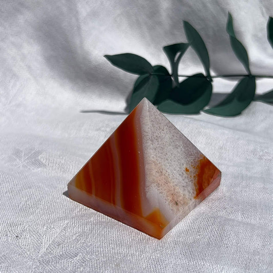 Carnelian Crystal Pyramid Medium C