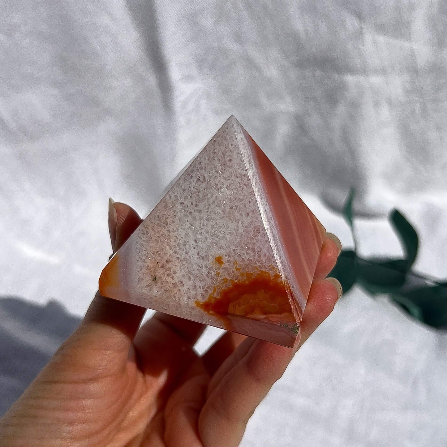 Carnelian Crystal Pyramid Medium C