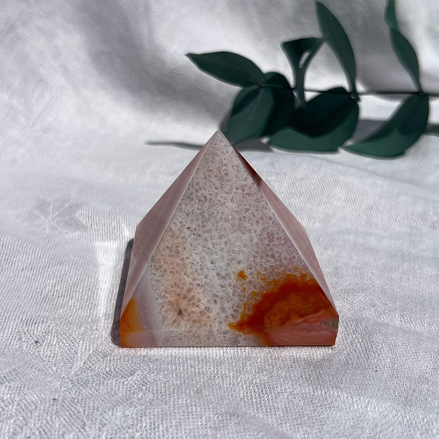 Carnelian Crystal Pyramid Medium C