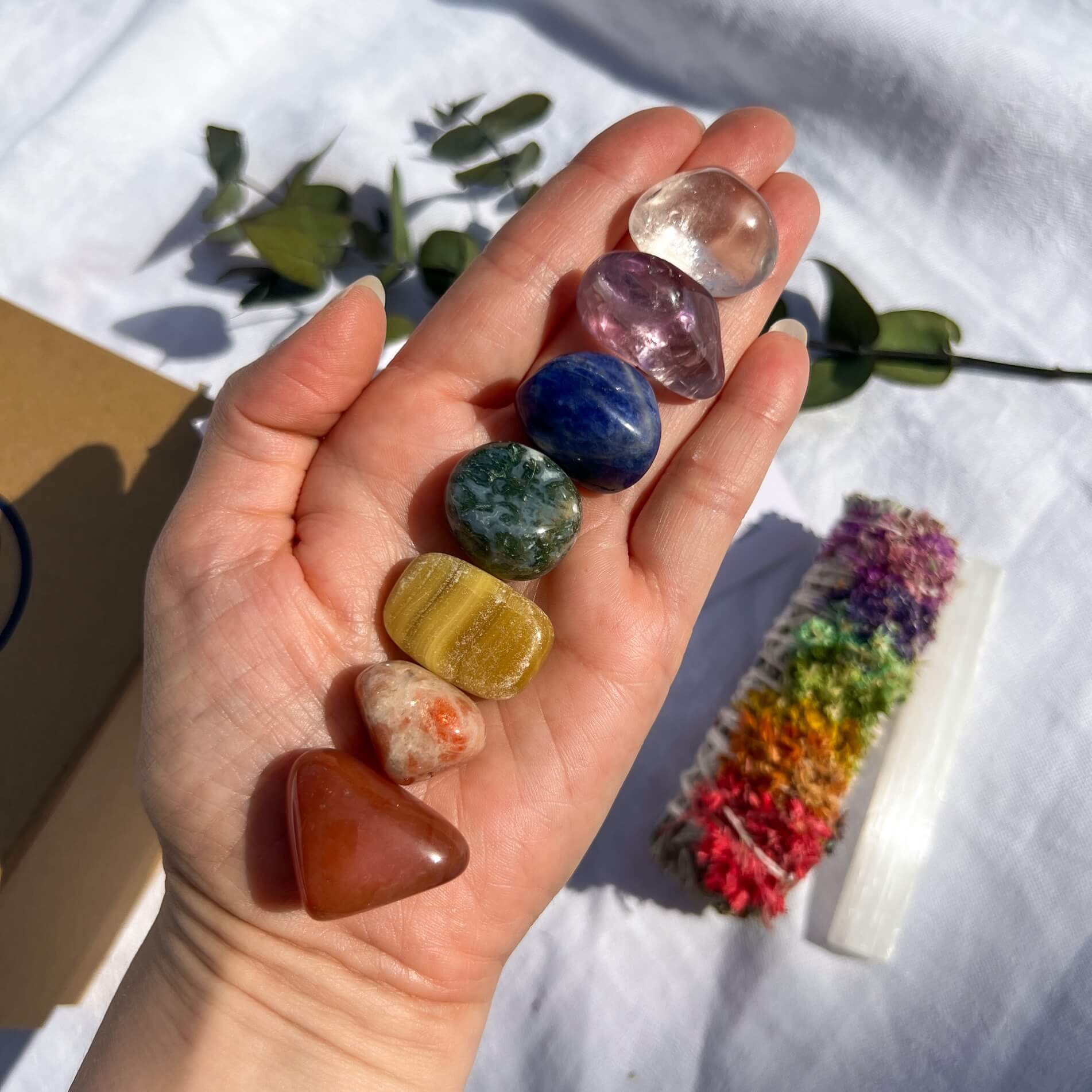 Crystal Chakra Healing Gift Box