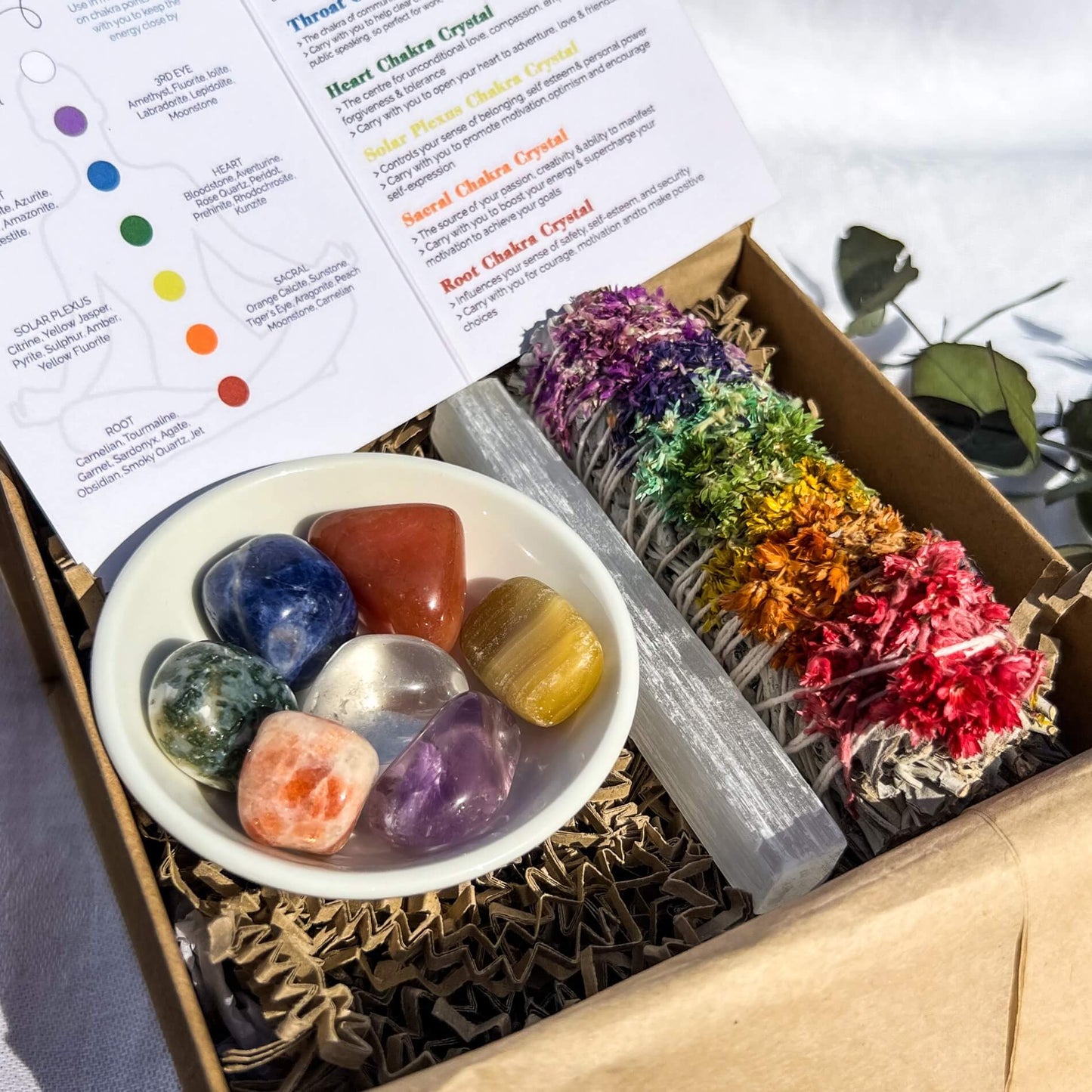 Crystal Chakra Healing Gift Box