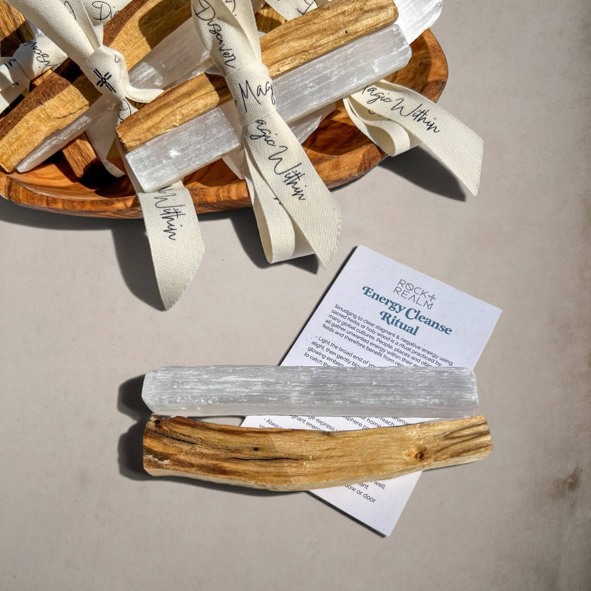 Cleanse + Purify Bundle - Selenite & Palo Santo