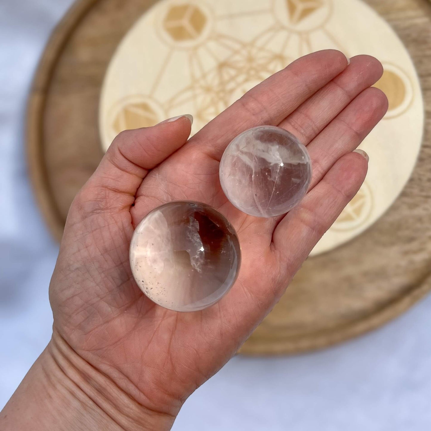 Clear Quartz Crystal Sphere - Large