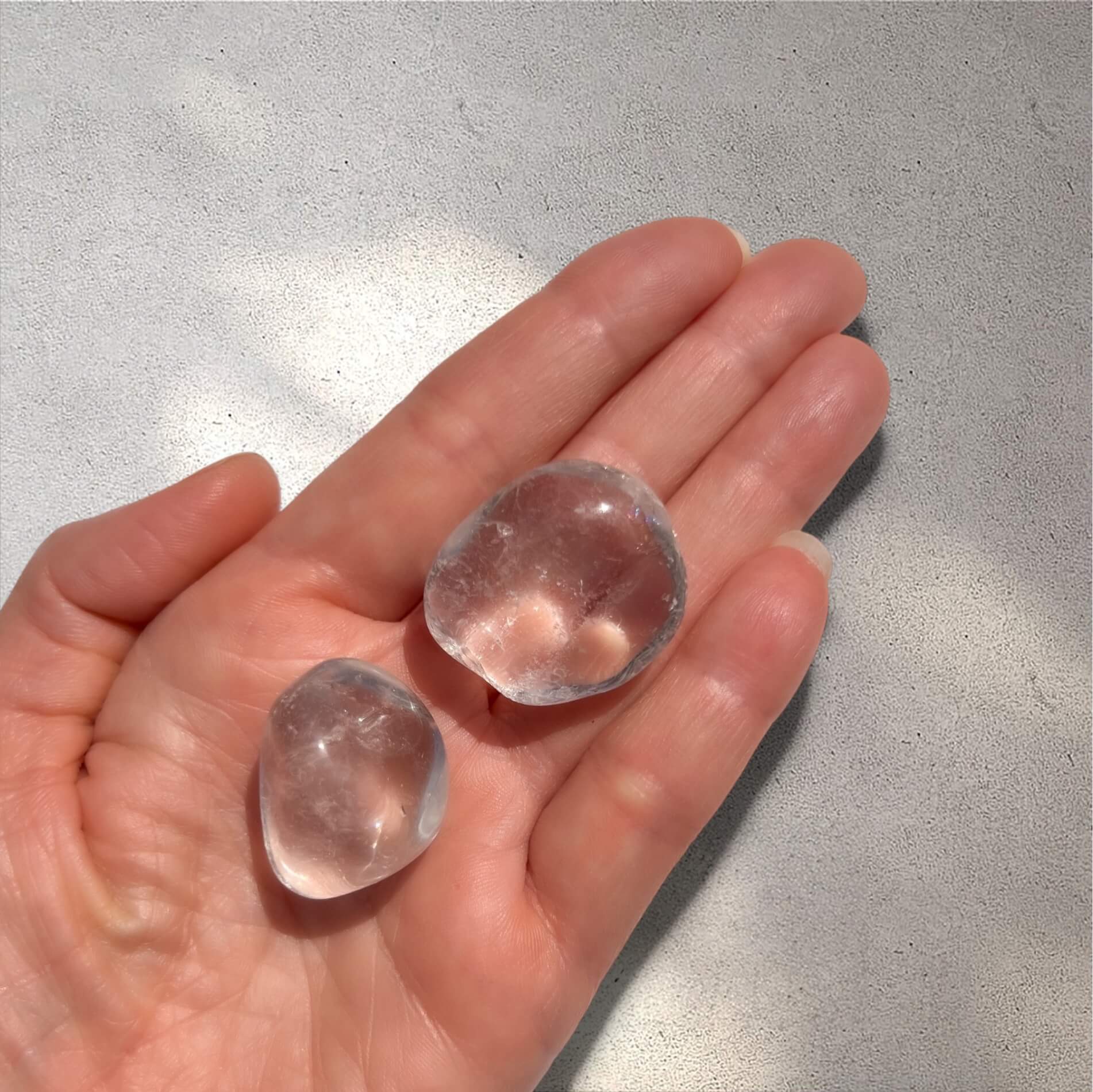 Clear Quartz Crystal Tumblestones - XL