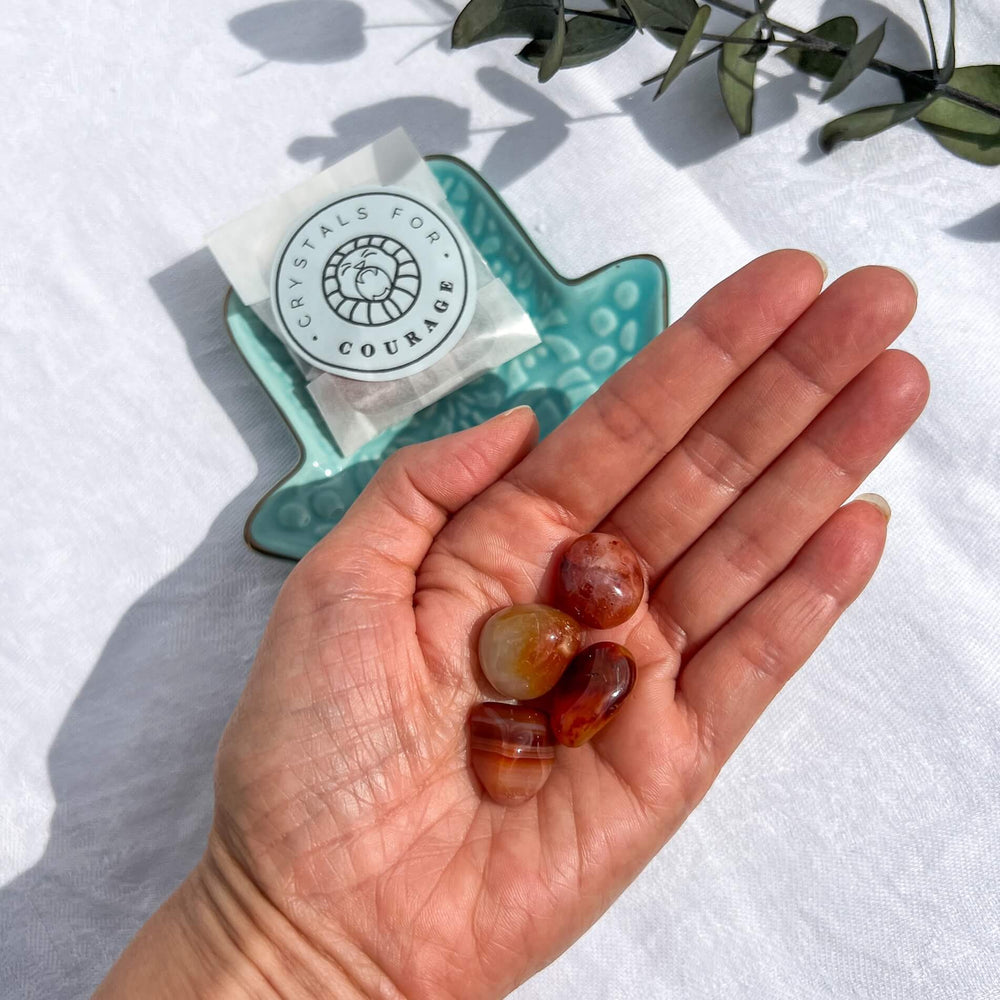 Crystal Intention Kit - Courage – Rock + Realm Crystals