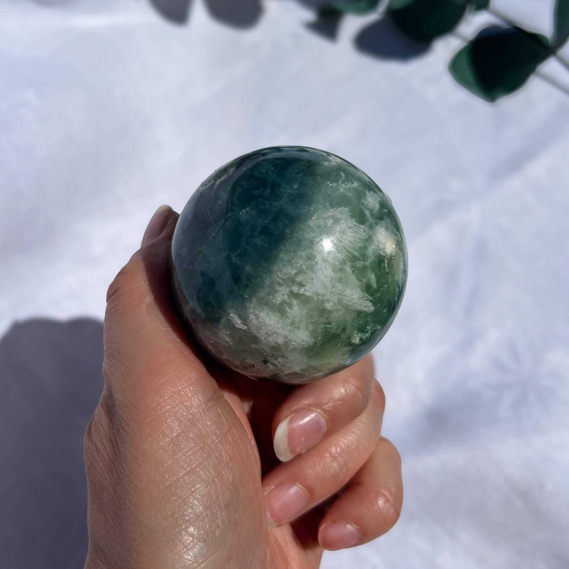 Fluorite Sphere B (Green & Blue)