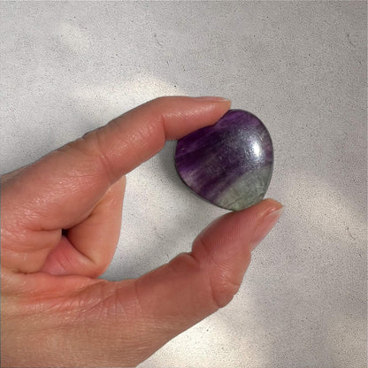 Crystal Heart | Fluorite | Focus