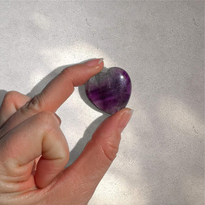 Crystal Heart | Fluorite | Focus