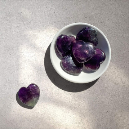 Crystal Heart | Fluorite | Focus