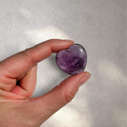 Crystal Heart | Fluorite | Focus